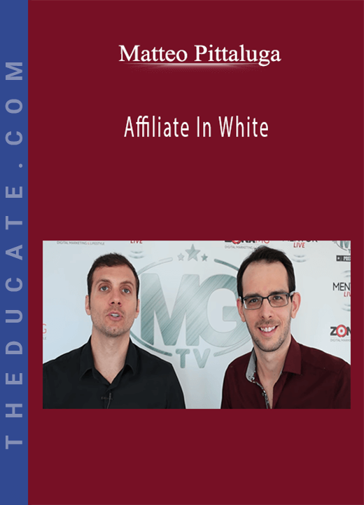 Matteo Pittaluga - Affiliate In White