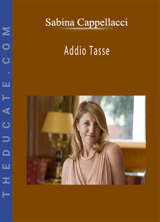 Sabina Cappellacci - Addio Tasse