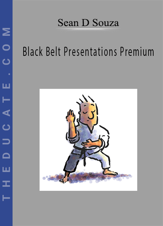 Sean D Souza - Black Belt Presentations Premium