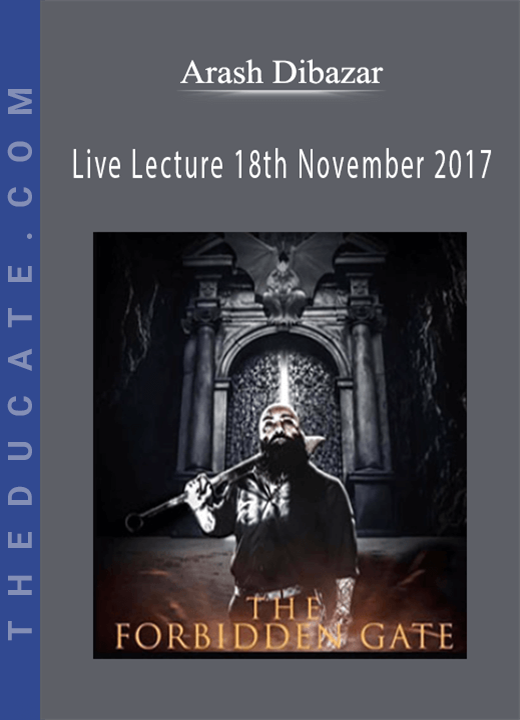 Arash Dibazar - Live Lecture 18th November 2017