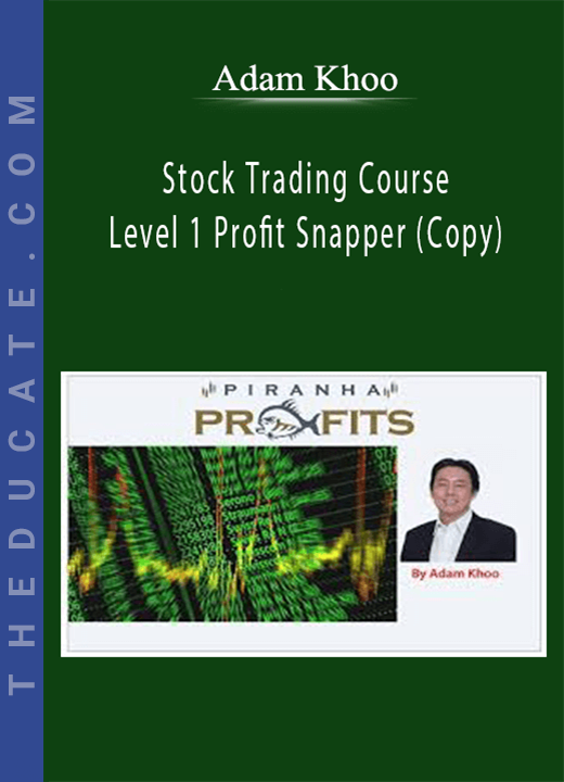 Adam Khoo - Stock Trading Course Level 1 Profit Snapper (Copy)