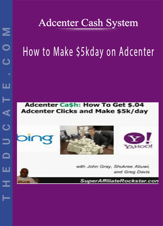 Adcenter Cash System - How to Make $5kday on Adcenter