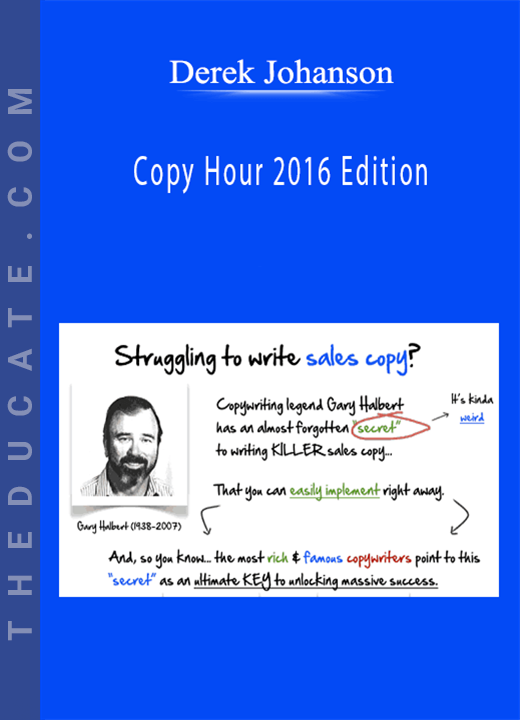 Derek Johanson - Copy Hour 2016 Edition