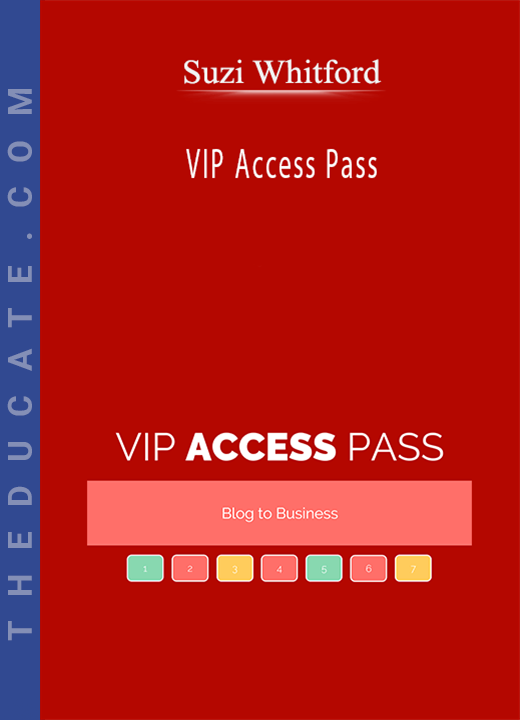 Suzi Whitford - VIP Access Pass